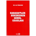 Kabahatler Hukukunun Genel Esasları - Ali Pehlivan