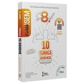  8. Sınıf Farklı İsem Türkçe 10 Sarmal Deneme İsem Yayınları