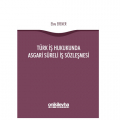  Türk İş Hukukunda Asgari Süreli İş Sözleşmesi - Ebru Erener