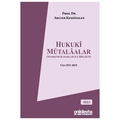 Hukuki Mütalaalar Cilt XVI - Abuzer Kendigelen