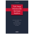  Türk Vergi Hukukunda Sermaye Azaltımı - Mustafa Tan