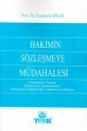 Hakimin Sözleşmeye Müdahalesi - İbrahim Kaplan