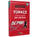 KPSS Depar Türkçe Çözümlü Soru Bankası Kariyer Meslek Yayınları