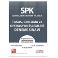  SPK Takas Saklama ve Operasyon İşlemleri Deneme Sınavı - Şenol Babuşcu, Adalet Hazar, M. Oğuz Köksal