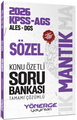  KPSS MEB AGS ALES DGS Sözel Mantık Konu Özetli Soru Bankası Çözümlü Yönerge Yayınları 2026