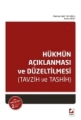  Hükmün Açıklanması ve Düzeltilmesi (Tavzih ve Tashih) - Mehmet Akif Tutumlu