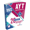 YKS AYT 2. Oturum Türk Dili ve Edebiyatı Sosyal Bilimler 1 20 Deneme Puan Akademi Yayınları