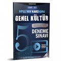  KPSS'nin KareKodu Lisans Genel Kültür Tamamı Video Çözümlü 5 Deneme Sınavı Paragon Yayınları 2021