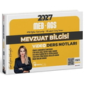  MEB AGS Mevzuat Bilgisi Video Kafa Notlar Hoca Kafası Yayınları 2027