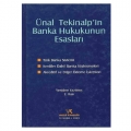  Ünal Tekinalp'in Banka Hukukunun Esasları - Ünal Tekinalp