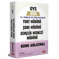  GYS T.C. Gençlik ve Spor Bakanlığı Yurt Müdürü, Şube Müdürü, Gençlik Merkezi Müdürü Konu Anlatımlı Data Yayınları 2024