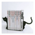 Kedi Figürlü Dekoratif Metal Kitap Tutucu