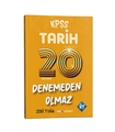 KPSS Tarih Denemeden Olmaz 20 Deneme Video Çözümlü KR Akademi Yayınları 2024