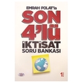 KPSS A Grubu Son Dörtlü İktisat Soru Bankası - Emrah Polat 2021