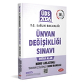 ÜDS Ünvan Değişikliği Sınavı Ortak Konular Konu Anlatımlı Soru Bankası Data Yayınları 2026