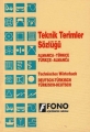 Teknik Terimler Sözlüğü (Almanca  Türkçe / Türkçe  Almanca) - Zafer Ulusoy