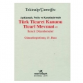 Türk Ticaret Kanunu ve Ticari Mevzuat - Ünal Tekinalp, Ersin Çamoğlu