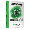  KPSS Ortaöğretim Önlisans İŞİN ÖZÜ Tek Kitap Konu Anlatımı Yediiklim Yayınları 2026