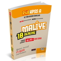  P48 KPSS A Grubu Maliye 10 Deneme Tamamı Çözümlü Savaş Yayınları 2025