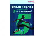  LYS Matematik Sınavı Ondan Kaçmaz 5`li Denemeler - Kültür Yayıncılık