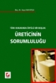  Türk Hukukunda Örtülü Bir Boşluk Üreticinin Sorumluluğu - Ayşe Havutçu