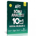  AYT Sosyal Bilimler 2 Soru Analizli 10+1 Deneme Puan Yayınları