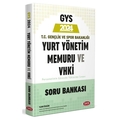  GYS T.C. Gençlik ve Spor Bakanlığı Yurt Yönetim Memuru ve VHKİ Soru Bankası Data Yayınları 2024