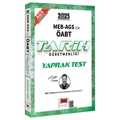  MEB AGS ÖABT Tarih Öğretmenliği Yaprak Test Yargı Yayınları 2025