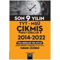  TYT MSÜ Tüm Dersler Son 9 Yılın Çıkmış Soruları Çap Yayınları