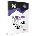 KPSS Matematik Yaprak Test Data Yayınları 2024