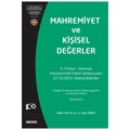  Mahremiyet ve Kişisel Değerler - Yener Ünver
