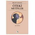  Öteki Metinler - Bilge Karasu