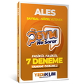  ALES Sayısal-Sözel Yetenek Fasikül Fasikül 7 Deneme Yediiklim Yayınları 2027