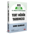  GYS T.C. Gençlik ve Spor Bakanlığı Yurt Müdür Yardımcısı Soru Bankası Data Yayınları 2024