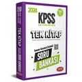 KPSS Genel Yetenek Genel Kültür Tek Kitap Soru Bankası Data Yayınları 2024