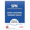 SPK Genel Ekonomi Deneme Sınavı - Şenol Babuşcu, Adalet Hazar, M. Oğuz Köksal