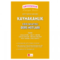  Artıvizyon Kaymakamlık Konu Anlatımlı Ders Notları - Soysal Aygün, Mehmet Kablama