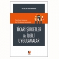 Ticari Şirketler İle İlgili Uygulamalar - Hasan Karadeniz