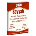 Seyyah KPSS Coğrafya Soru Bankası Tamamı Çözümlü Muhammet Carman 2020
