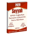  Seyyah KPSS Coğrafya Soru Bankası Tamamı Çözümlü Muhammet Carman 2020