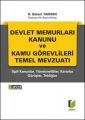  Devlet Memurları Kanunu Ve Kamu Görevlileri Temel Mevzuatı - R. Bülent Tarhan