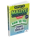  KPSS A Grubu Maliye Son 10 Yıl Çıkmış Sınav Soruları Dizgi Kitap Yayınları 2025