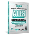  ALES Son 6 Sınav Tamamı Çözümlü Çıkmış Sorular Yediiklim Yayınları 2025