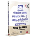  GYS Türkiye Şeker Fabrikaları AŞ Genel Müdürlüğü Ortak Konular Soru Bankası Data Yayınları 2026