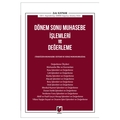  Dönem Sonu Muhasebe İşlemleri ve Değerleme - Zeki Kaynak