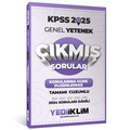  KPSS Genel Yetenek Konularına Göre Düzenlenmiş Çıkmış Sorular Yediiklim Yayınları 2025