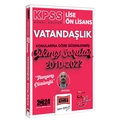  KPSS Lise Ön Lisans Genel Kültür Vatandaşlık Çıkmış Sorular Yargı Yayınları 2024