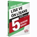 KPSS Lise ve Ön Lisans Tamamı Çözümlü 5 Fasikül Deneme Sınavı Editör Yayınları 2024