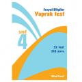 4. Sınıf Sosyal Bilgiler Yaprak Test Tudem Yayınları