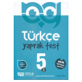  5. Sınıf Türkçe 32 Yaprak Test Nitelik Yayınları